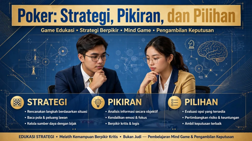 Sulap388 Poker: Strategi, Pikiran, dan Pilihan